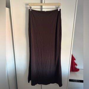 Zara Brown Maxi Skirt